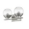 Z-Lite Osono 2 Light Vanity, Brushed Nickel & Clear 1924-2V-BN-LED - alternate 5